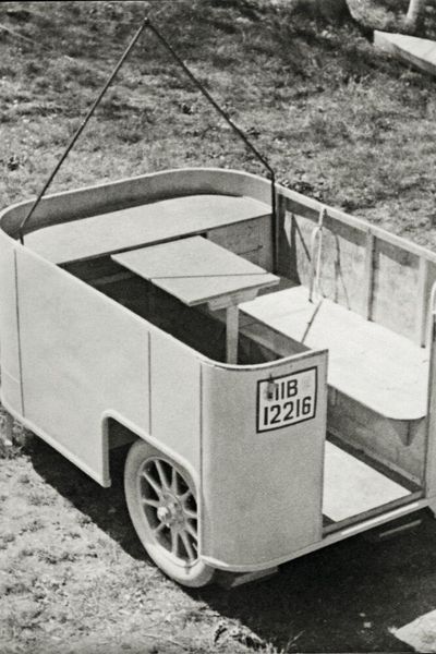 Ein Kleinstwohnwagen entsteht ... (Bild: Fritz Berger GmbH)