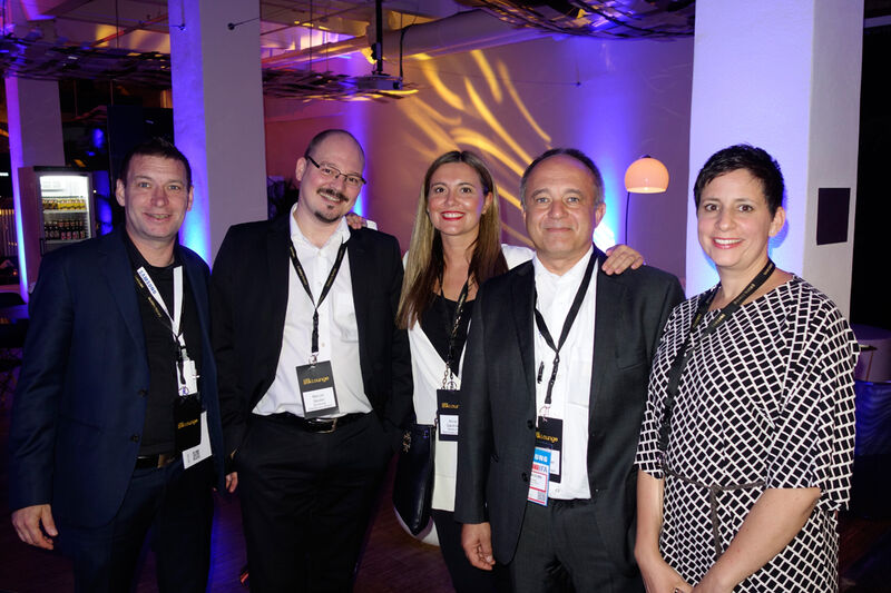 Das Samsung Storage Team (v. l.) Carsten Müller, Marcel Binder, Aline Gauthier, Drago Schönmeier und Miriam Hassan-Gazic. (Bild: IT-BUSINESS)
