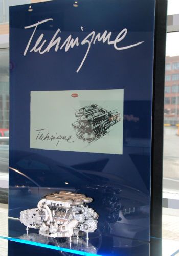 Markenwert „Technique“: Die Edelmarke stehe für höchste Leistung und Qualität sowie Präzision und Perfektion. Jeder Bugatti soll ein dauerhaftes Werteversprechen sein. (Foto: Baeuchle)