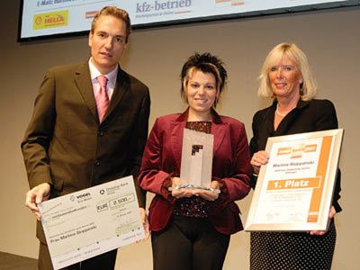 Die Juniorin des Jahres 2007, Martina Stoppanski, Autohaus Stoppanski ... (Archiv: Vogel Business Media)