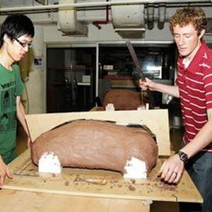 Arbeiten in verschiedenen Projekten: Studenten des Transportdesign-Studiengangs.