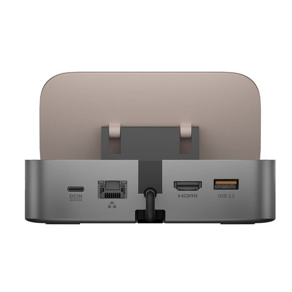 Zu den Anschüssen der Docking Station zählen ein HDMI-Ausgang und ein LAN-Port. (Bild: Zotac)