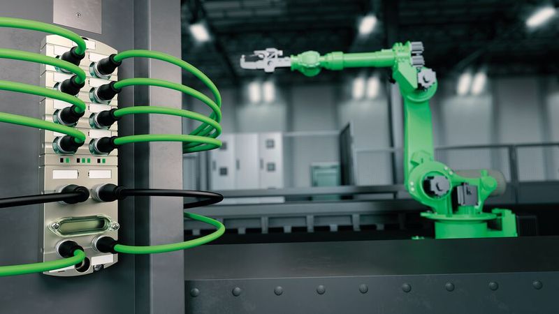 Mit dem managebare Switch Xelity 10 TX IP67 kann ein smartes Datenmanagement dezentral und schaltschranklos erfolgen. (Bild: Murrelektronik)