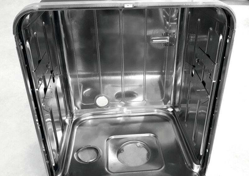 Nach dem Clinchen sieht ein fertiger Bottich für einen Geschirrspüler so aus...  (Bild: TOX Pressotechnik)