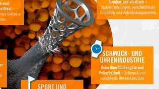 Amorphe Metalle haben durch ihre Glas ähnliche Struktur gepaart mit metallischen Eigenschaften das Potenzial, neue Anwendunge für die Industrie zu ermöglichen – besonders im 3D-Druck. (Heraeus)