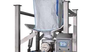 Mit Anschlusssystem JEL Smartcon ES Big Bags unter Containment Bedingungen entleeren. (Engelsmann)