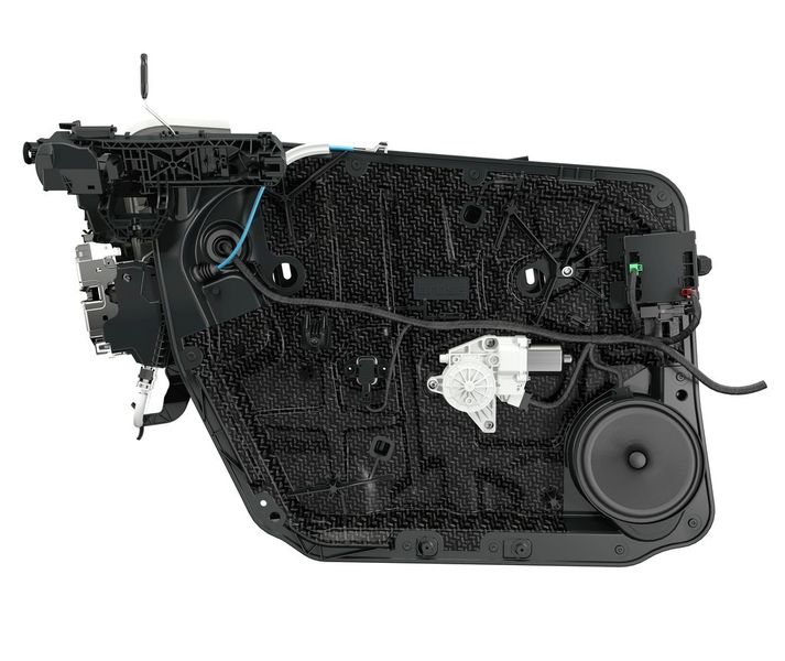Mit der neuen Generation Türsysteme ist es dem internationalen Automobilzulieferer Brose gelungen, neue Maßstäbe hinsichtlich Leichtbau, Funktionalität und Designfreiheit zu setzen. Das spart im Vergleich zu herkömmlichen Türsystemen bis zu 40 Prozent Gewicht – bei gleichzeitiger Crashsicherheit und hoher Funktionsintegration. (Bild: Brose)