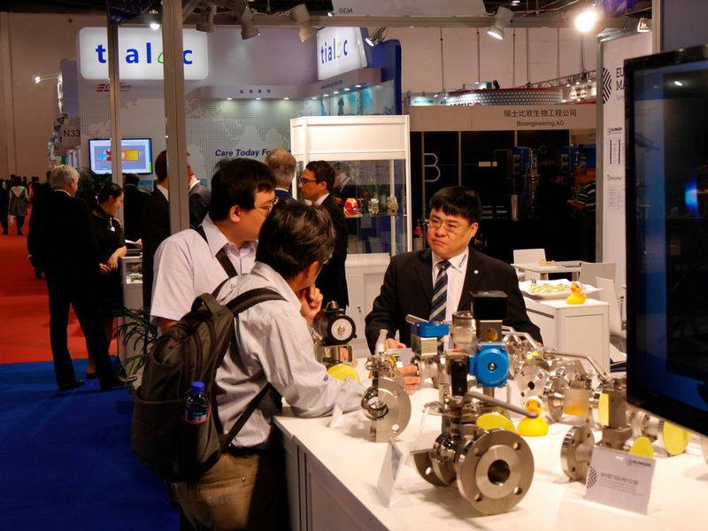 AchemAsia 2016: Impressionen von der Ausstellung (Bild: Dechema Ausstellungs-GmbH)