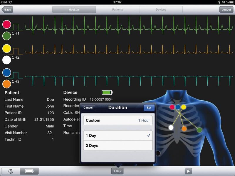 Getemed entwickelt u. a. Hard- und Software-Lösungen für die Langzeit-EKG-Überwachung.