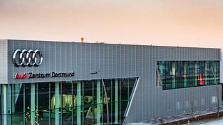 Hülpert ist nach eigenen Angaben der größte Händler mit Volkswagenmarken im Ruhrgebiet. Hier zu sehen ist das Audi-Zentrum Dortmund. (© Archon Productions by Christos Rammos)