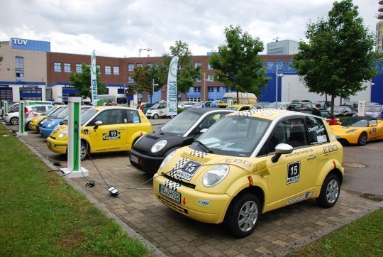 Neben Tesla ist auch der norwegische Hersteller Think mit mehreren Fahrzeugen vertreten. (Archiv: Vogel Business Media)