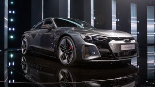 Audi hat den E-Tron GT – hier als RS-Variante – vorgestellt.  (Audi)