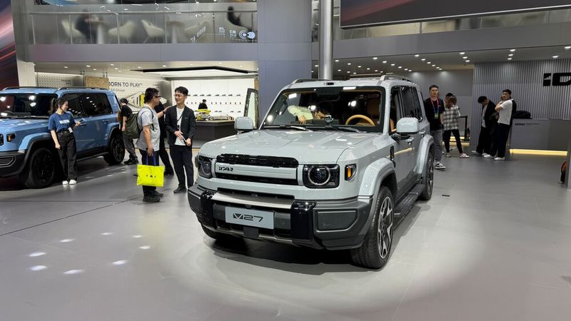 In der Chery-Halle war unter anderem der Icar (oder international: Icaur) V27 zu sehen, der auch nach Europa kommen soll. (Bild: Wehner - VCG)