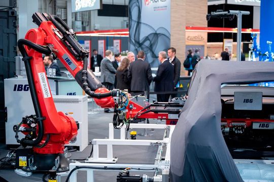 Enge Kooperation zwischen der Hannover Messe und dem Deutschen Robotik Verband.(Bild:  Hannover Messe)