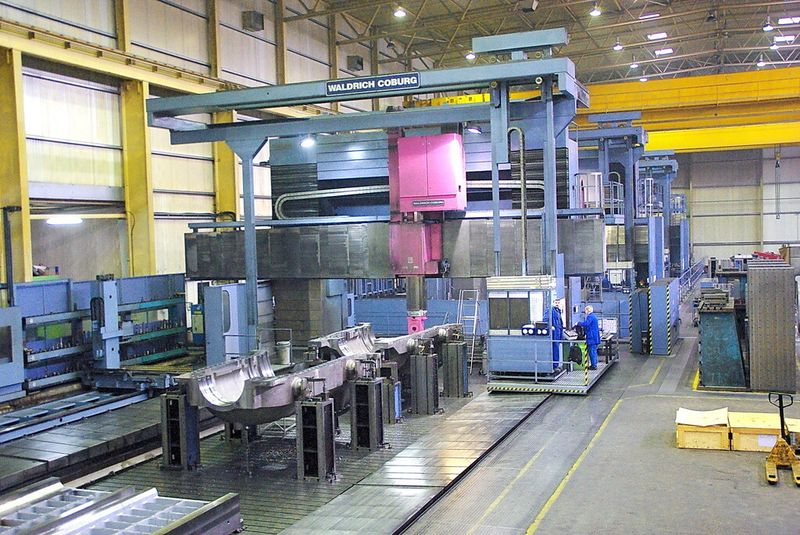Die imponierende Waldrich Coburg Doppel-Gantry Power Tec 7000. (Ingersoll Werkzeuge GmbH)