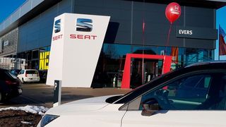Der Neubau markiert für das Autohaus Evers den Startschuss für den Seat-Vertrieb. (Autohaus Evers)