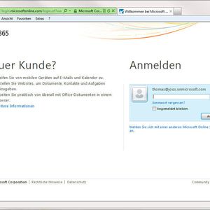 Der Zugriff auf Office 365 für Anwender und Administratoren erfolgt SSL-verschlüsselt über die Adresse https://portal.microsoft.com.