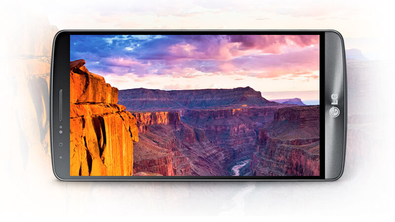 Das 5,5 Zoll große Quad-HD-Display löst mit 538 ppi. (Bild: LG)