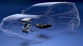 Mit dem E-Power-Antrieb bietet Nissan als erster Hersteller einen rein seriellen Hybridatrieb an. (Bild: Nissan)