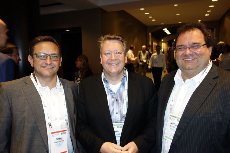 (v. l.)  Gerry Steinberger, HP, Martin Eickelschulte, EIKELSCHULTE AG und Michael Schickram, Schickram IT (Bild: IT-BUSINESS)