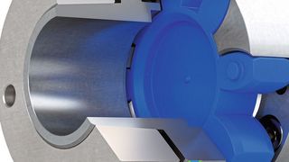 Die spielfreie elastische Kupplung wurde optimiert – sie ist nun mit einer langen Zwischenhülse verfügbar. (Mayr Antriebstechnik)