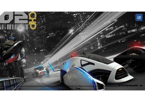 Die Volt Squad von General Motors: besteht aus drei Fahrzeugen mit unterschiedlichen Aufgaben (Bild: General Motors Advanced Design California)