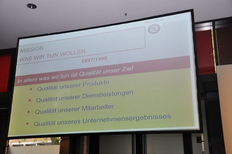 Wittig skizzierte, dass Visionen – und deren Umsetzung – seit 1991 zum Kern des Skoda-Wesens gehören. (Grimm / »kfz-betrieb«)
