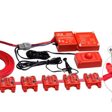 Das Abwehrsystem M9700 soll Fahrzeugkomponenten wie Hochvoltkabel vor Schäden bewahren. (Bild: K&K)