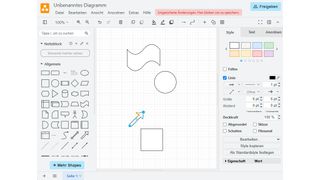 Diagramme erstellen mit Diagrams.net/draw.io. (Bild: Joos – draw.io)