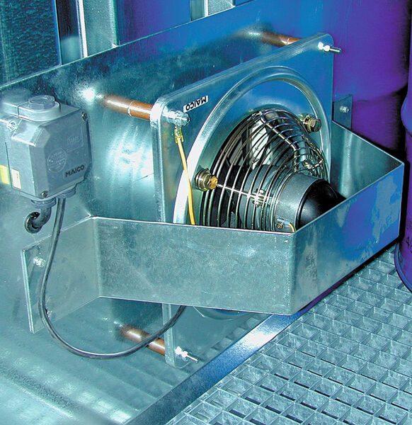 Bild 1: Einfache Lüftungsanlagen realisieren einen 0,4-fachen Luftwechsel. (Bild: Lacont Umwelttechnik)