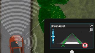 Die Straßenranderkennung von Ford soll schwere Unfälle auf Landstraßen vermeiden. (Ford)