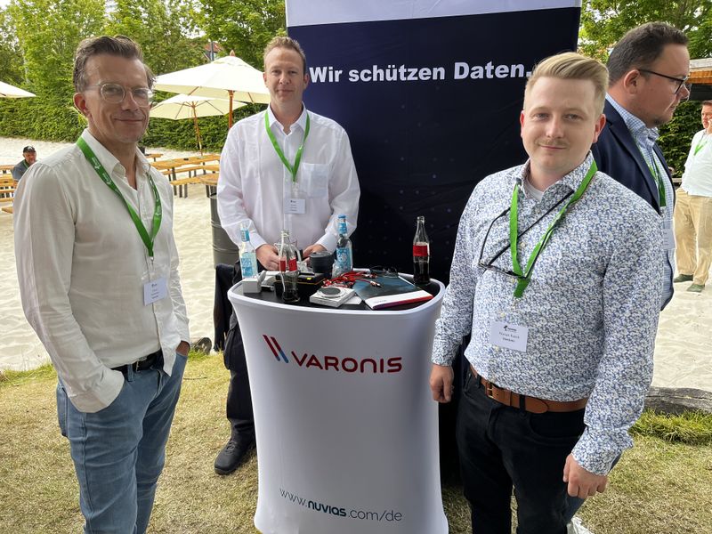 Dem Varonis Team kann man Daten anvertrauen (v. l.) Klaus Nemelka, Stefan Schuldt und Florian Raack. (IT-BUSINESS)