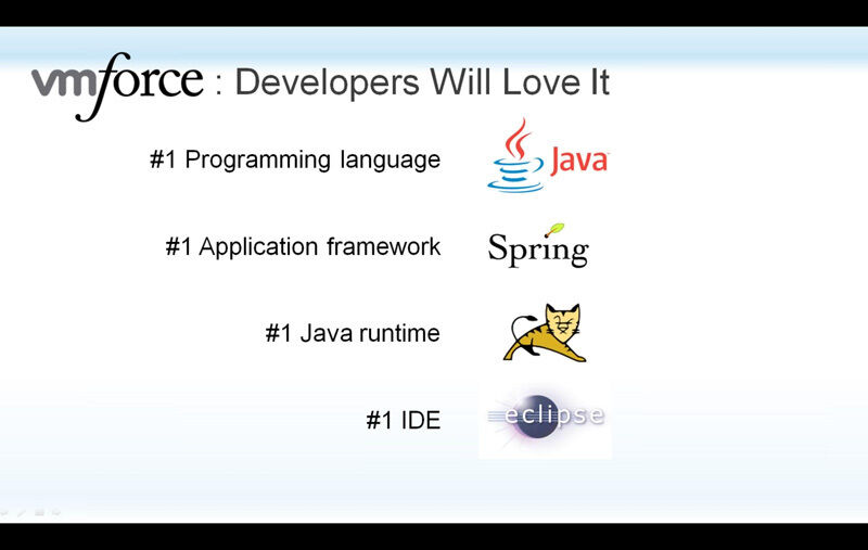 VMforce setzt auf offene Standards: Java als Programmiersprache, Spring als Application Framework, Apache Tomcat als Runtime und Eclipse als Entwicklungsumgebung. (Archiv: Vogel Business Media)