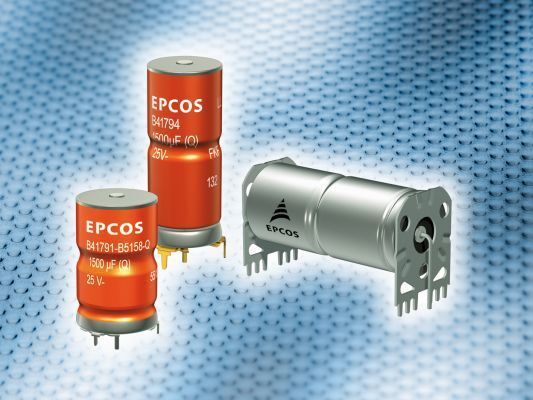 Bild 4: Diese EPCOS-Aluminium-Elektrolyt-Kondensatoren für die Automobil-Elektronik zeichnen sich durch hohe Vibrationsfestigkeit von bis zu 60 g und maximalen Betriebstemperaturen von bis zu 150 °C aus. (TDK Corporation)