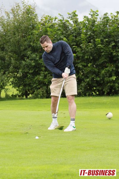 Maxi Wieser von Tech Data voll konzentriert (Stephan Dietl)