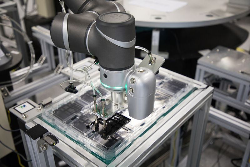 Integrierte Bildverarbeitungsfunktionen ermöglichen es Cobots, ähnlich wie ein geschulter Mitarbeiter zu agieren – allerdings mit einem höheren Grad an Wiederholbarkeit.