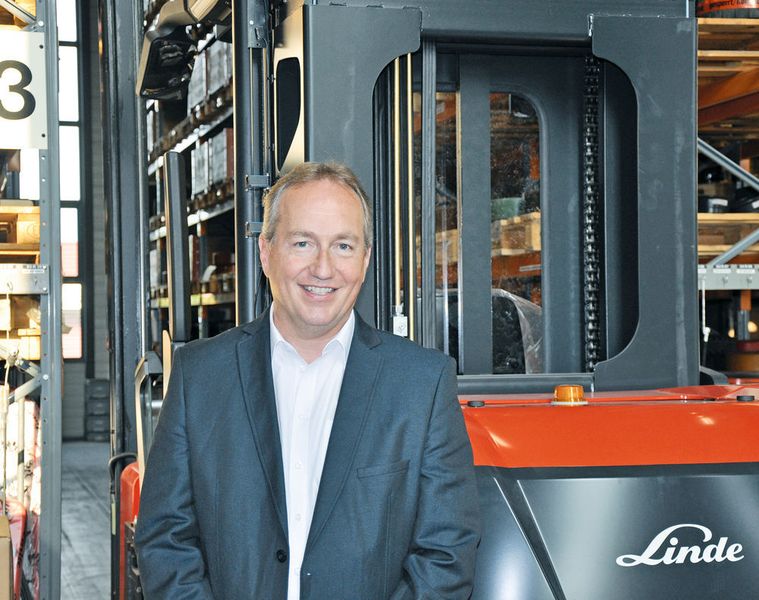 Urs Ritter, Managing Director Linde Material Handling Schweiz AG. (Bild: Linde)