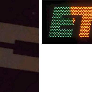 Elektrolumineszente Polymere mit Doppelfunktion: Das ETH-Logo aus winzigen Leuchtdioden und den Maßen 1,0 mm x 2,4 mm als Funktiionsnachweis eines realen OLED-Bauteils.  (Bild: aus Lo SW et al. Nature 2026)