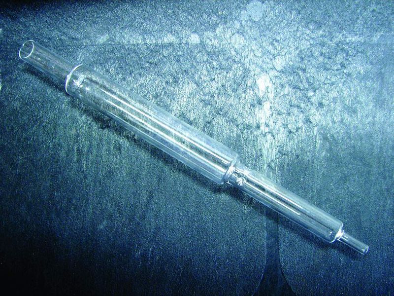 Abb. 2: Ein modifiziertes Verbrennungsrohr für die Analyse von Proben mit hoher Salzfracht.  (Bild: Shimadzu)
