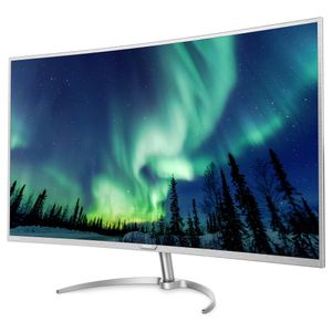 Laut Philips der mit 40 Zoll Diagonale größte 4K-Curved-Monitor auf dem Markt: Die IFA-Premiere Brilliance Curved-Display.
