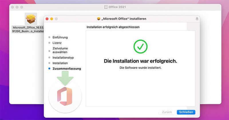 Office 2021 steht auch für macOS zur Verfügung. (Joos)