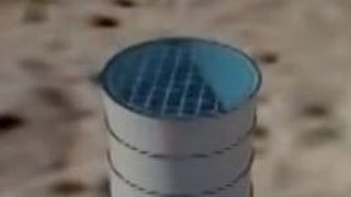 Der Turm einer geplanten Fallwindanlage in einer Illustration. (Foto: youtube.com/CleanWindEnergy)