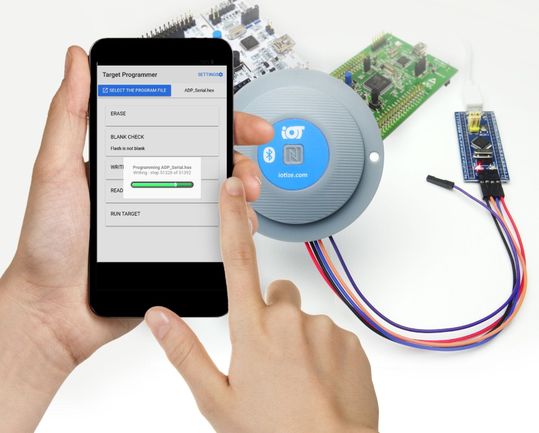 (HMIs erstellen auf dem Smartphone. Bild: IoTize)