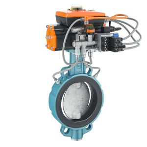 Inflas-Absperrklappen reduzieren den Verschleiß bei abrasiven Medien erheblich und arbeiten äußerst produktschonend. Dennoch sucht man nach Möglichkeiten, den Verschleiß genauer zu bestimmen und so vorbeugend eingreifen zu können.(Bild:  Ebro)