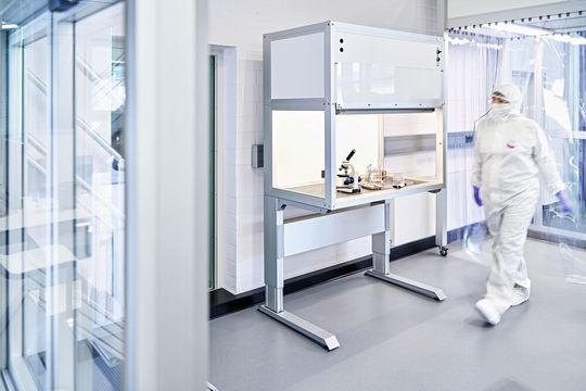 Neuer Showroom für Reinraumlösungen von Item(Bild:  Stephanortmanns/Item)