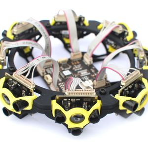 Der Multi-Achsen Scanner TeraRanger Tower von Terabee eignet sich besonders zur Kollisionsvermeidung von Drohnen.