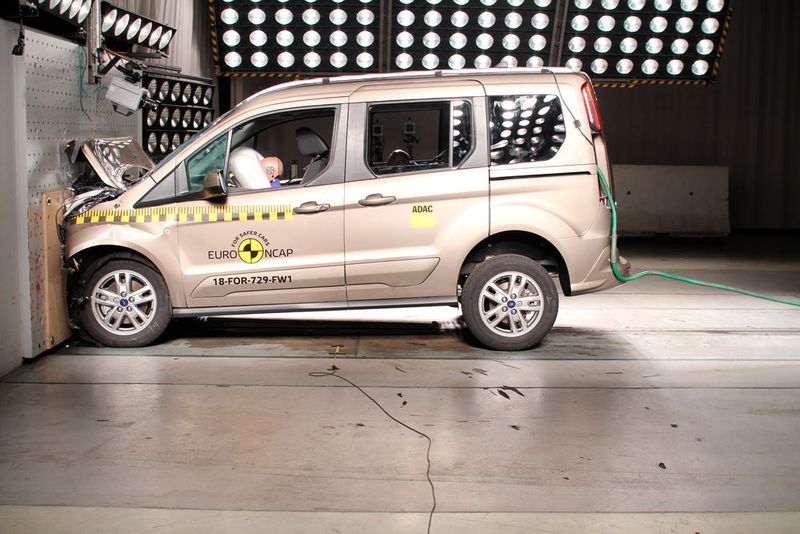Für den Ford Tourneo Connect ... (Euro-NCAP)