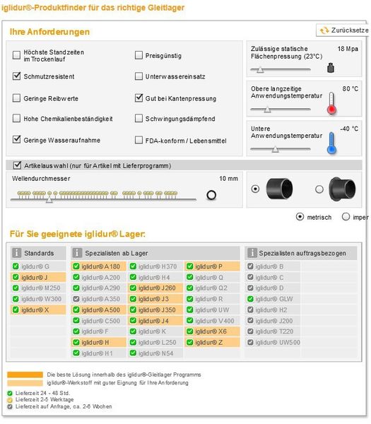 Igus Produktfinder (igus)