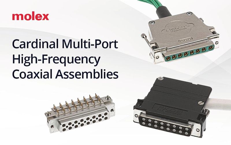 Image 3: Molex sets new standards for AI and 6G testing with the Multiport RF Coax assemblies of the 