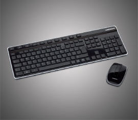 Eine Kabellose Tastatur und Maus bietet der Discounter Aldi im Set für rund 18 Euro an. (Archiv: Vogel Business Media)